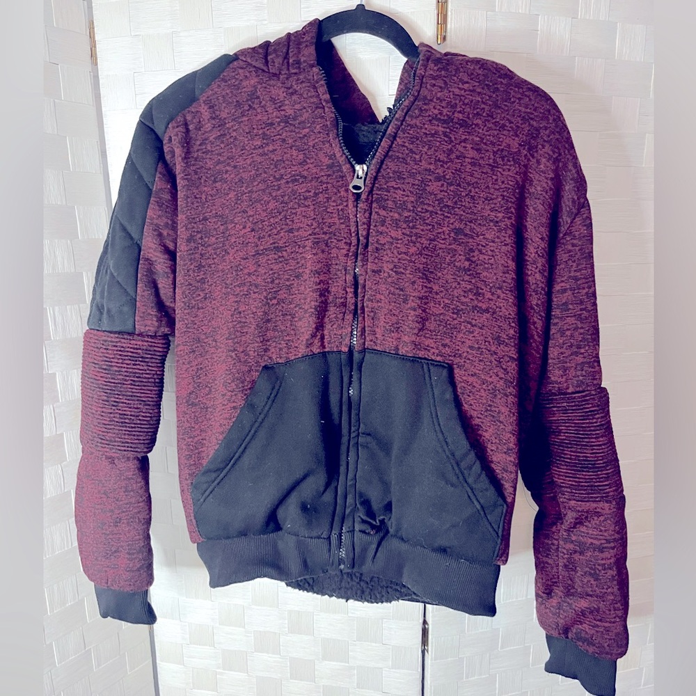 Bg-Zip up, Hooded Jacket/Size Small